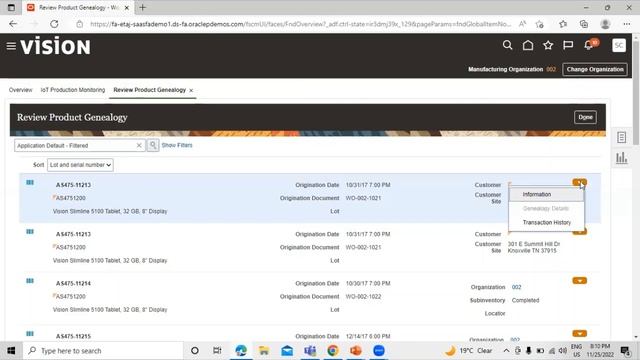 Oracle Fusion Manufacturing Product Genealogy | Getting Started with Oracle Manufacturing | BISP смотреть онлайн