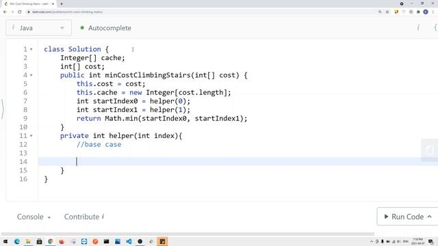 [Java] Leetcode 746. Min Cost Climbing Stairs [DP Min/Max Path to Target #5] смотреть онлайн