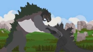 Титан Мафусаил vs годзиллы 2019 (рисуем мультфильмы 2)