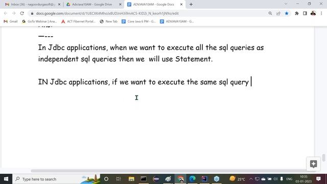 ADV. JAVA with JAVA Frameworks tutorials || Session - 12 ||by Mr. Nagoor Babu On 03-01-2023@10AM IS смотреть онлайн
