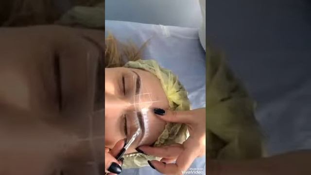 Схема для симметричных бровей . Часть 1 смотреть онлайн