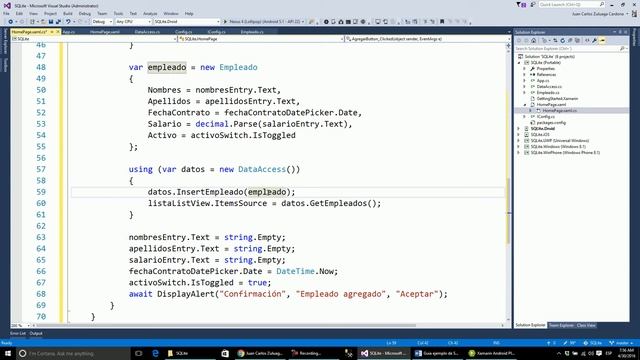 04 - SQLite Xamarin - Visual Studio смотреть онлайн