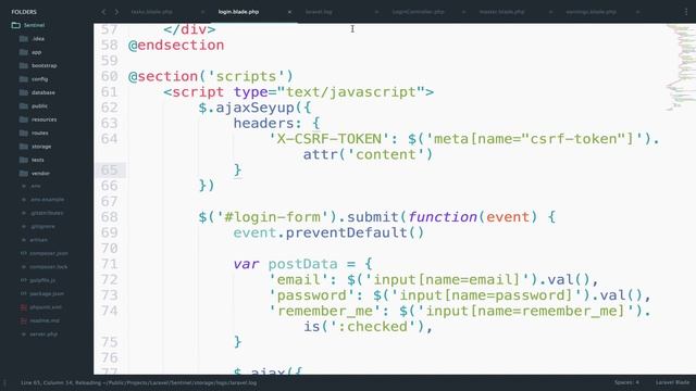 Laravel 5.3 advanced Authentication #20 Moving to AJAX (Last video) смотреть онлайн
