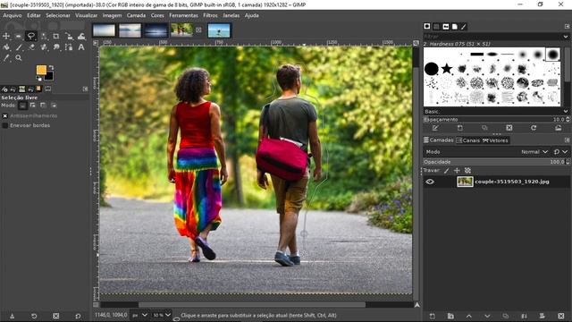 GIMP - Aprenda a usar a ferramenta Resynthesizer para edições avançadas de imagens! смотреть онлайн