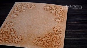 Тиснение на коже | Работа с кожей | Барочный орнамент