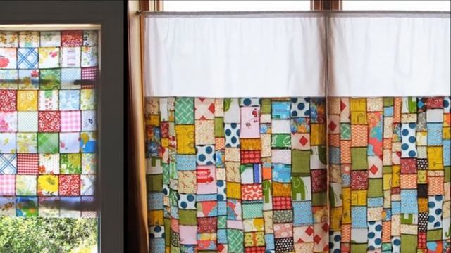 Boho Patchwork Curtains Ideas. Patchwork Curtains Design And Decorations.