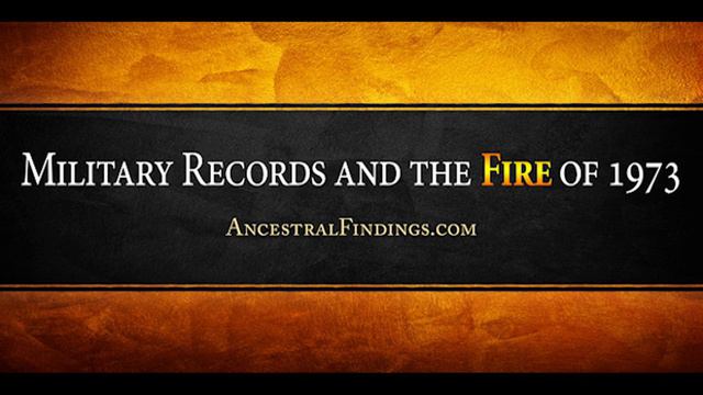 AF-040: Military Records and the Fire of 1973 | Ancestral Findings Podcast смотреть онлайн