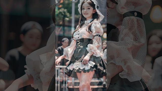 [4K AI ART] AI Idol / ゴスロリ服 / アイドル / Gothic Lolita Dress смотреть онлайн