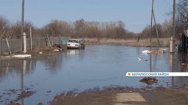 Река Чулым поднялась сразу на два метра и затопила деревню Старые Бирилюссы смотреть онлайн