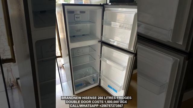 BRANDNEW HISENSE 266 LITRES FRIDGESDOUBLE DOOR COSTS 1,500,000 UGXCALL/WHATSAPP +256757273567 смотреть онлайн