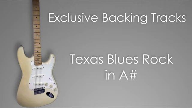 Backing Track - Texas Blues Rock in A# / Bb (Stevie Ray Vaughan SRV style) смотреть онлайн