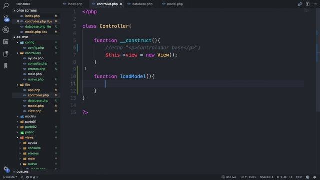 Ejemplo de MVC con PHP Parte 4 de 8 | Curso PHP y MySQL #47 смотреть онлайн
