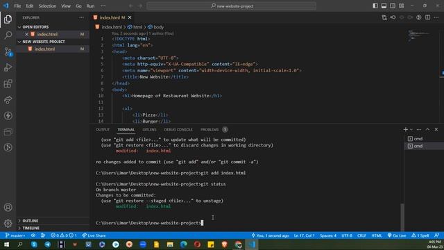16 - Git & Github Lecture 1 | Introduction, Installation, Flow, Staging, Commit, Branch | Umar Ahma смотреть онлайн