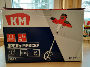 ОБЗОР. ДРЕЛЬ - МИКСЕР КМ ЕМ 1401/1