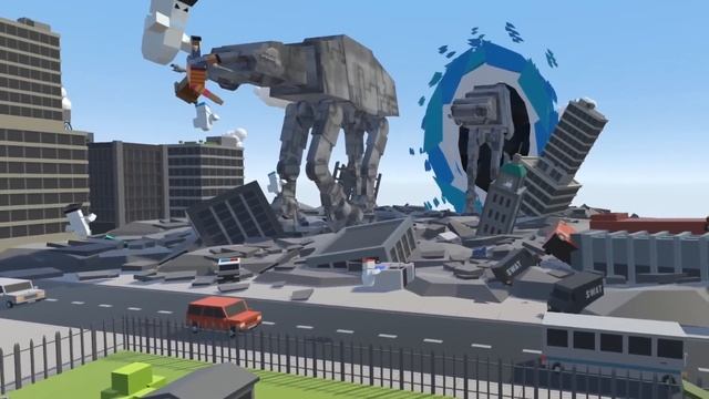 STAR WARS Army Invades the City! - Tiny Town VR Gameplay - Valve Index VR Game смотреть онлайн