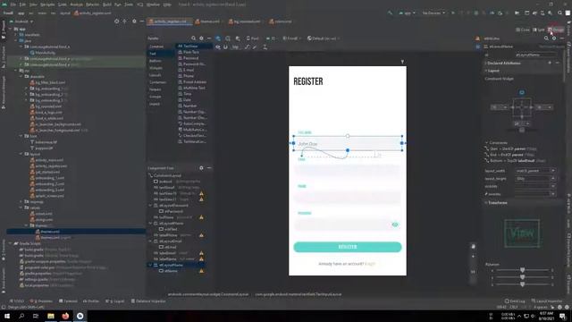 Create Food-E UI Figma Design to Android Studio - PART 2 смотреть онлайн
