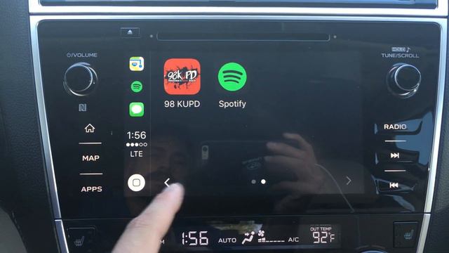 Apple CarPlay 2018 Subaru Outback смотреть онлайн