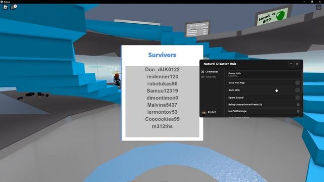 ? СКРИПТ на АВТО-ФАРМ ПОБЕД Natural Disaster Survival в Roblox | БОЛЬШАЯ СКОРОСТЬ и МНОГОЕ ДРУГОЕ! смотреть онлайн