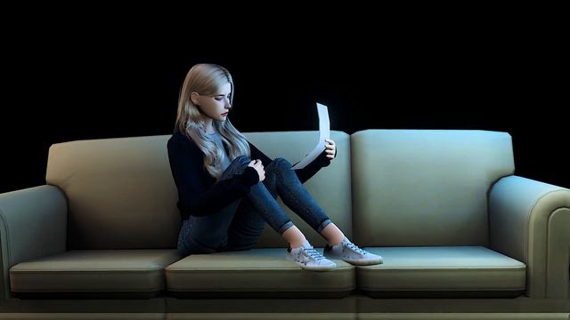 Animation Pack #61 - reads the letter | Анимации Симс 4 - читает письмо (Download) смотреть онлайн