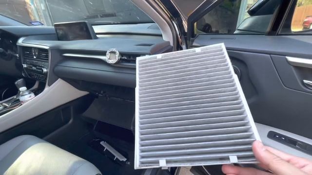 How to replace Cabin Air Filter - Lexus RX350-350L 2015-2018 смотреть онлайн