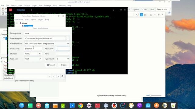 Lazarus e ZeusLib no Deepin Linux смотреть онлайн