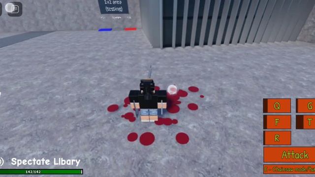 chainsaw devil combo (roblox chainsaw man testing ) смотреть онлайн