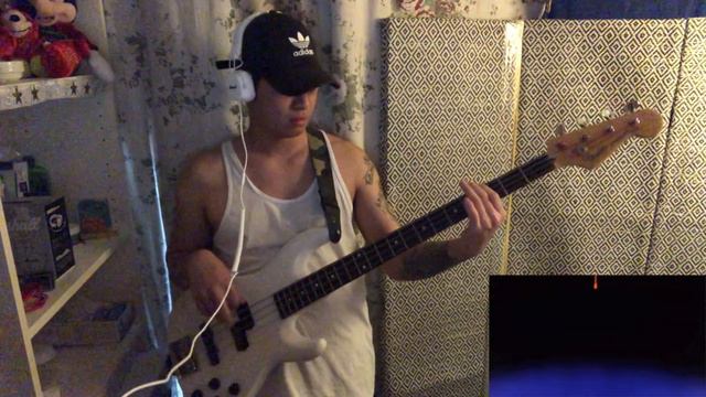 Dragon Ball Z 1989 opening theme song - BASS cover смотреть онлайн