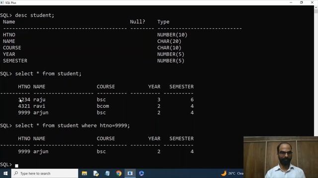 SELECT COMMAND IN SQL смотреть онлайн