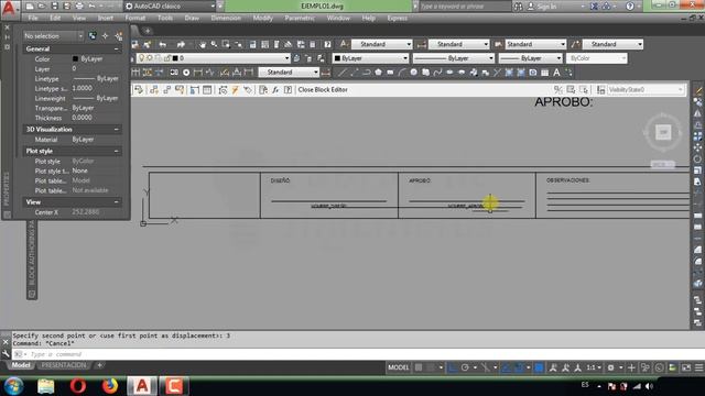 Autocad 12: Bloque dinámico - Rotulo con atributos de texto editables| ?Fábrica de Ingenieros смотреть онлайн