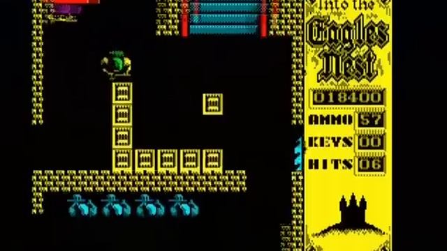 INTO THE EAGLES NEST - 128K (ZX SPECTRUM) смотреть онлайн