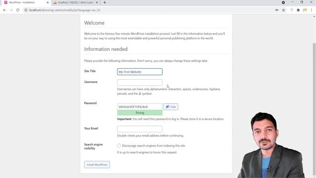 How to install wordpress on localhost Urdu हिन्दी SMK Grafix смотреть онлайн