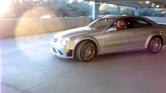 Mercedes CLK63 AMG BlackSeries In Parking Garage