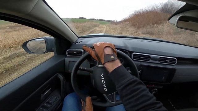 2023 Dacia Duster TCe 150 EDC | dirt road POV test drive | new logo смотреть онлайн