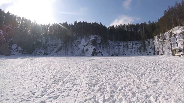 Ребята катаются в корыте)Талик смотреть онлайн