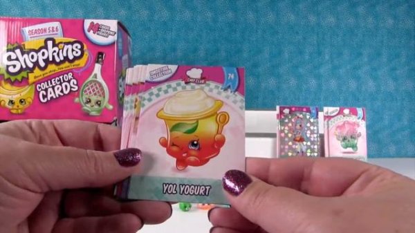 Shopkins Collector Cards NEW Season 5 & 6 Blind Bag Figure Opening | PSToyReviews