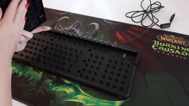 ASMR Zboard Keyboard with World of Warcraft Keyset смотреть онлайн