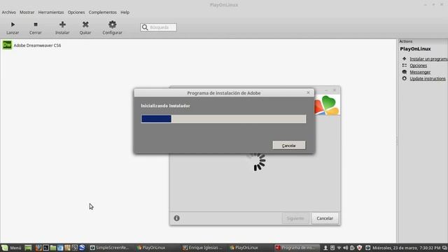 Instalando photoshop CS6 en Playonlinux смотреть онлайн
