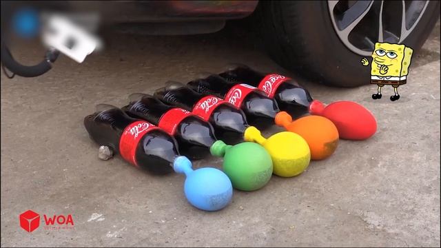 Doodles Experiment: Car vs Water Balloons Hand Shape ? Crushing Crunchy & Soft Things by Car смотреть онлайн