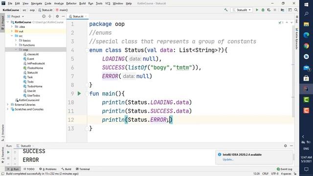 s3- #6 enum & sealed classes смотреть онлайн
