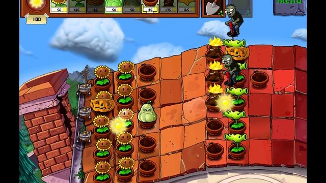 Plants vs zombies Sproing! Achievement (complete Pogo party without tall-nuts or magnet-shrooms) смотреть онлайн