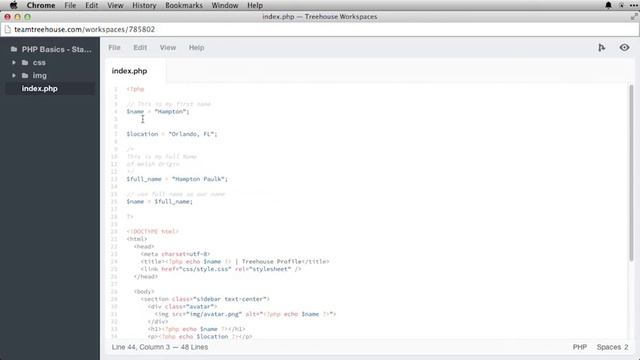 PHP Constants смотреть онлайн