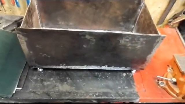 Мангал своими руками (от А до Я) для дома. Сталь 2 мм. Съемные ножки. Термостойкая окраска. смотреть онлайн