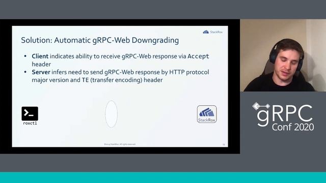 Talking to Go gRPC Services Via HTTP/1 - Malte Isberner, StackRox Inc. & StackRox GmbH смотреть онлайн