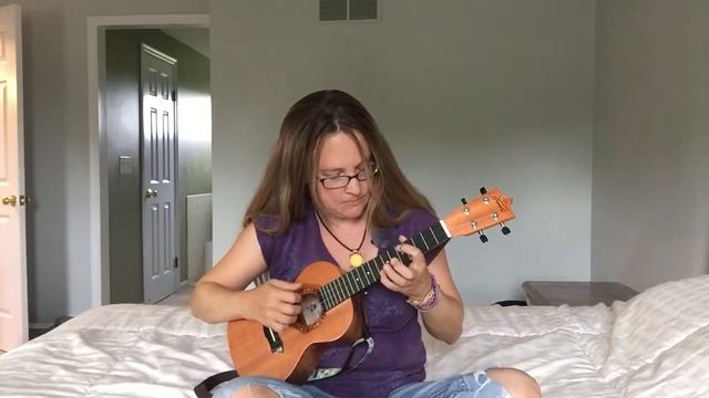 Sweet Child of Mine by Guns and Roses ukulele cover смотреть онлайн