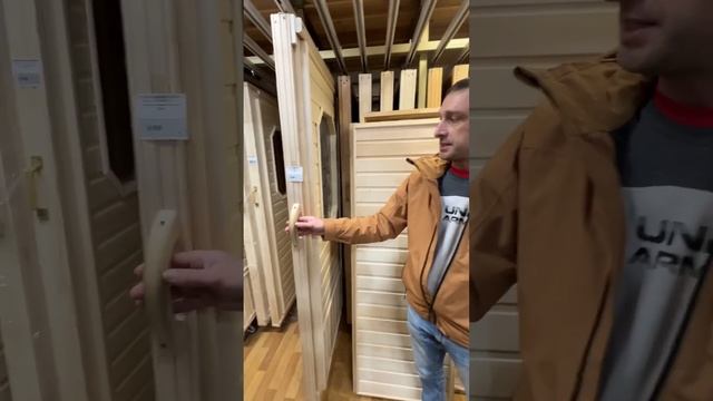Какую дверь поставить в баню! Дверь из вагонки или стеклянную. смотреть онлайн