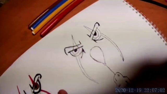 Рисуем лицо клоуна с мальчиком смотреть онлайн