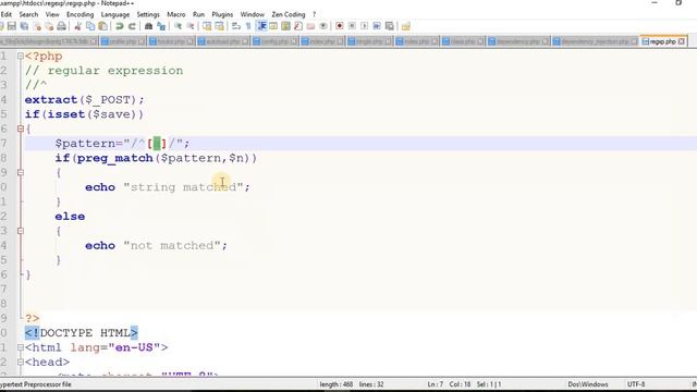 Regular expression in php part-1(hindi/urdu) смотреть онлайн