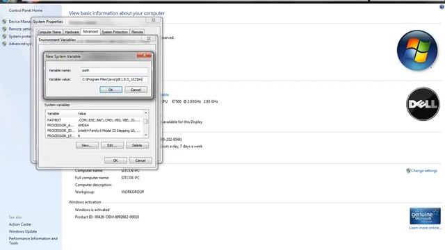 set enviroment variable for java смотреть онлайн