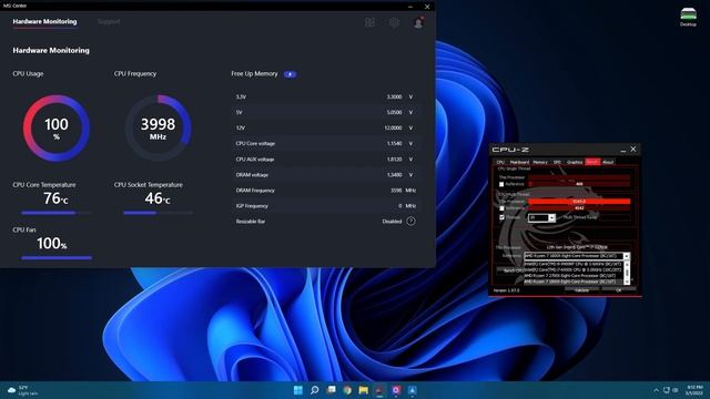 Intel I7 12700K Stress Test