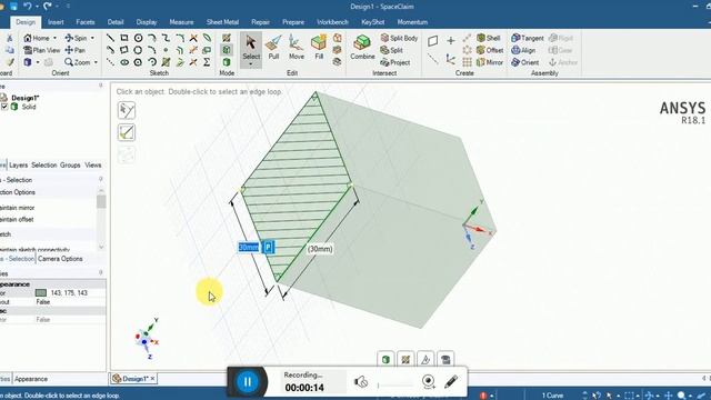 spaceclaim changing dimension смотреть онлайн
